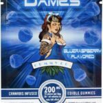 Dames Gummy Co – Blue Raspberry (200mg THC)