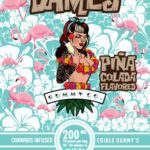 Dames Gummy Co – SOUR Pina Colada (200mg THC)